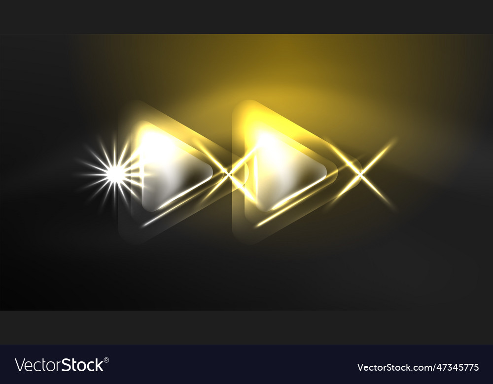 Digital neon abstract background triangles vector image Digital neon abstract background triangles