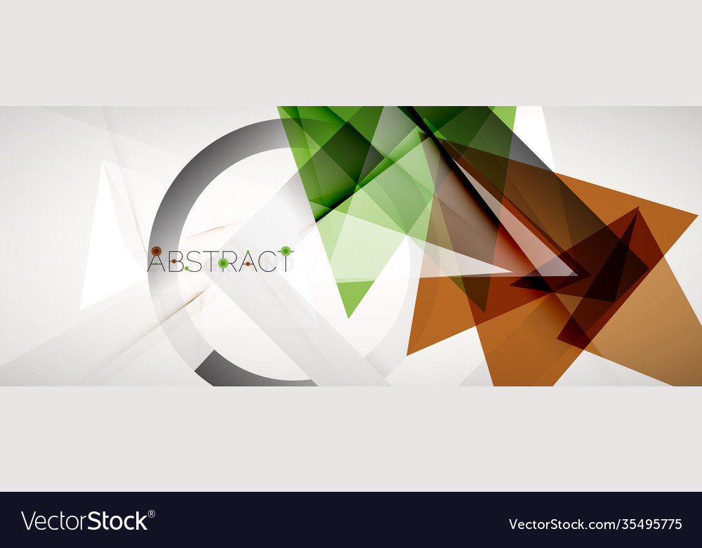 Geometric abstract background color triangle