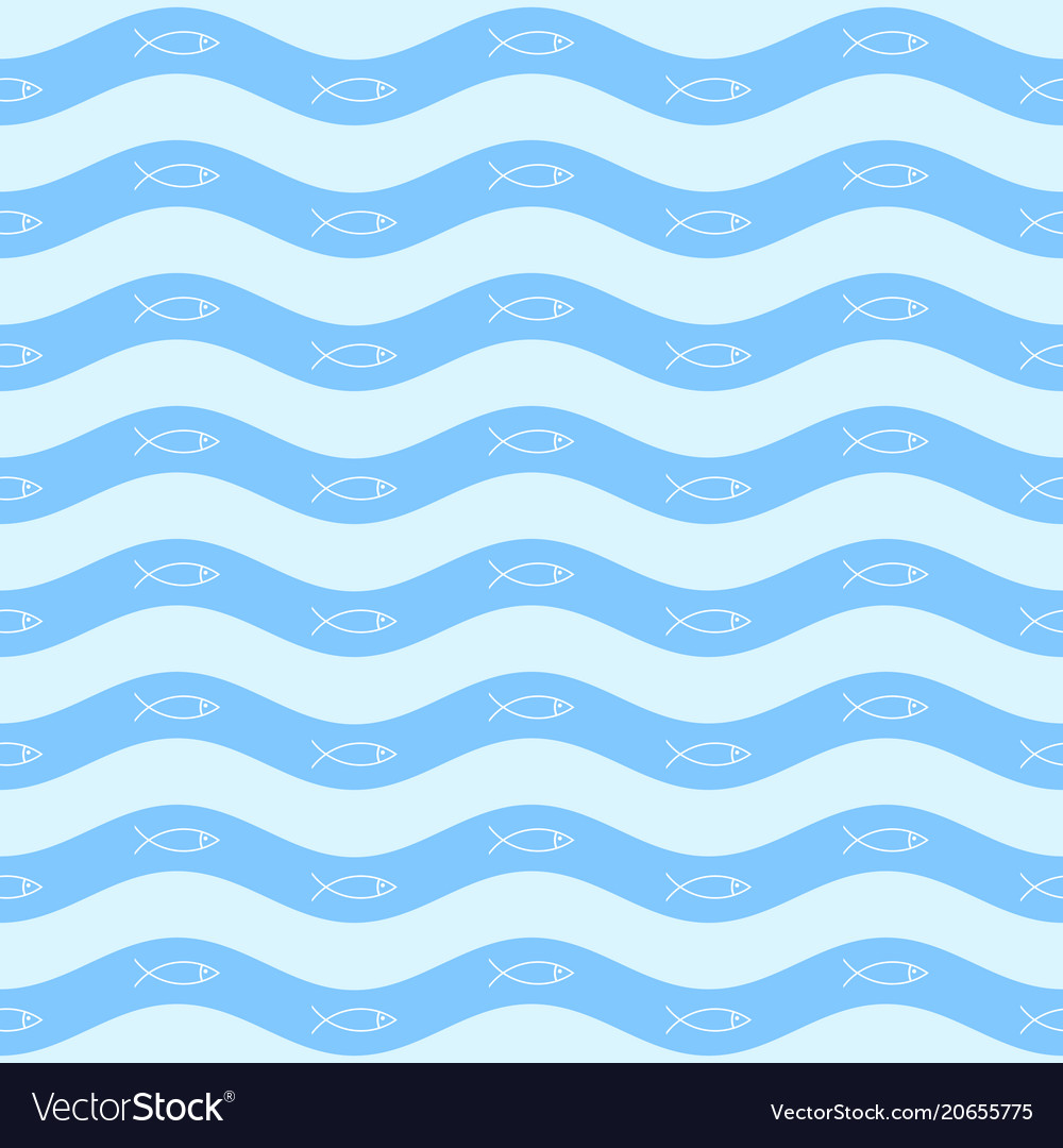 Geometric simple minimalistic marine pattern Vector Image Geometric simple minimalistic marine pattern