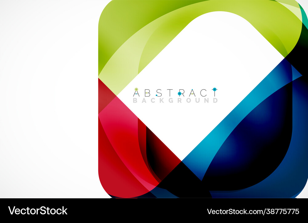 Minimal background abstract square shape Vector Image
