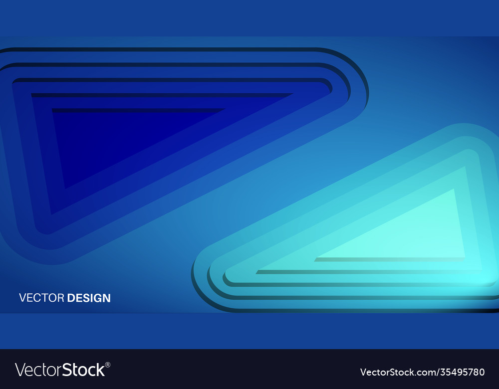 Abstract background overlapping blue triangle vector image Abstract background overlapping blue triangle