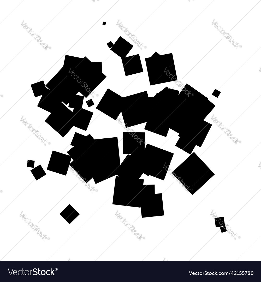 Abstract overlapping squares pattern