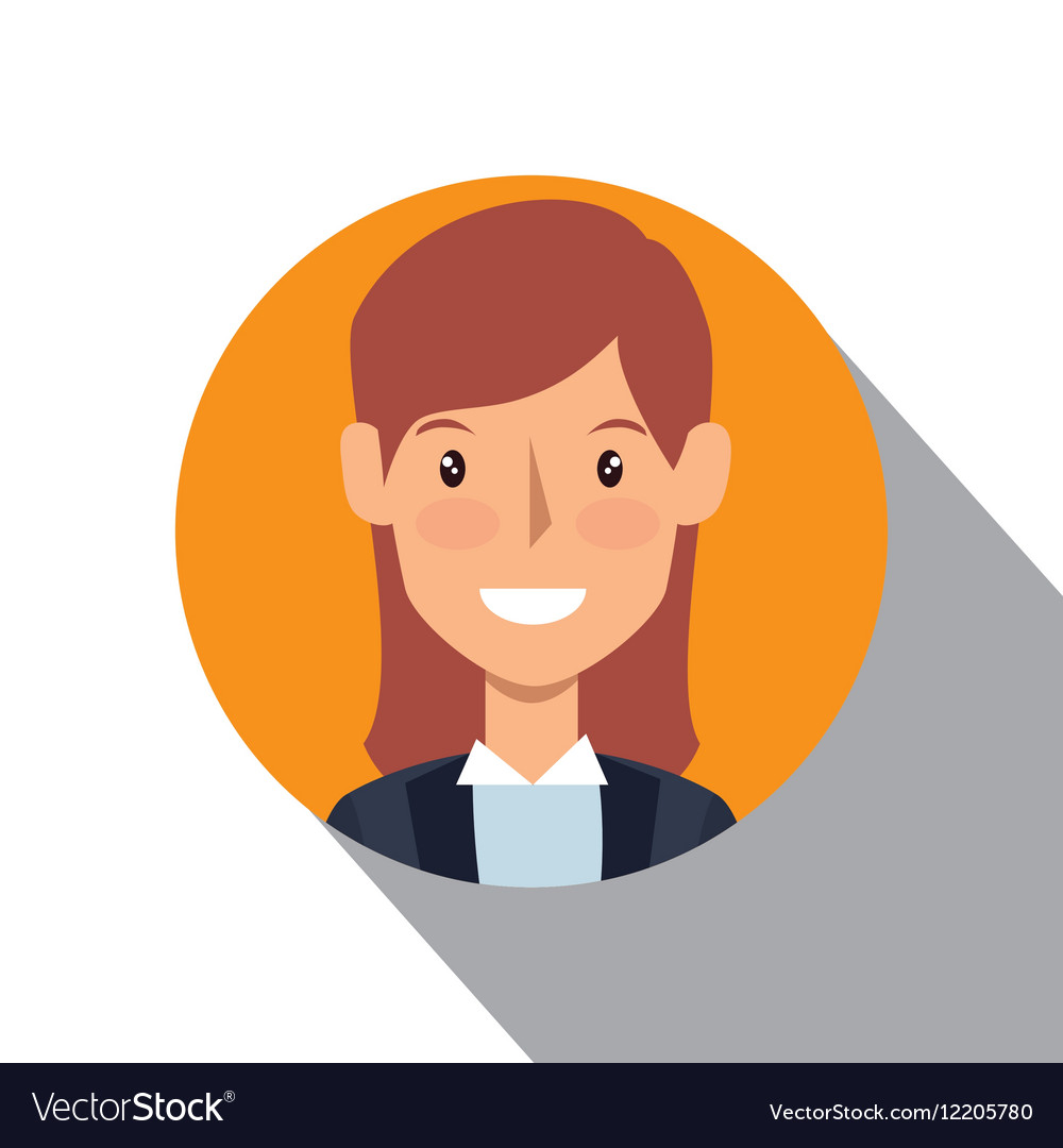 Businesswoman character avatar icon