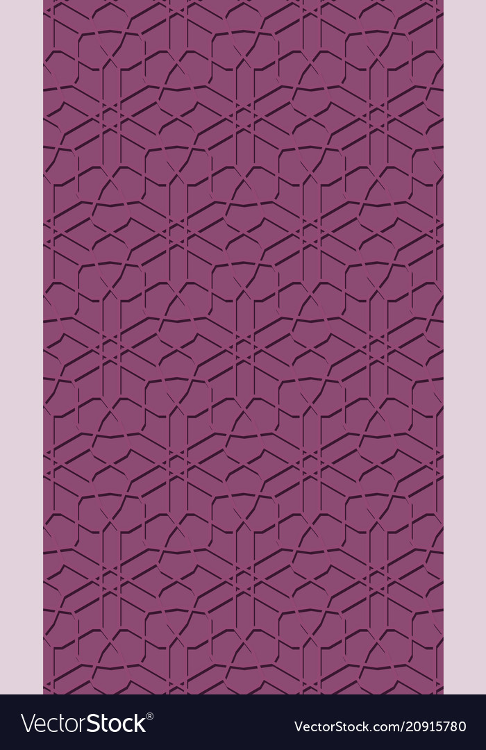 Geometric arabic seamless pattern