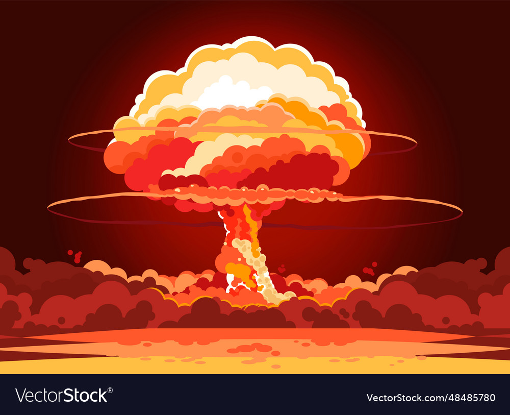 Nuclear explosion mushroom cloud