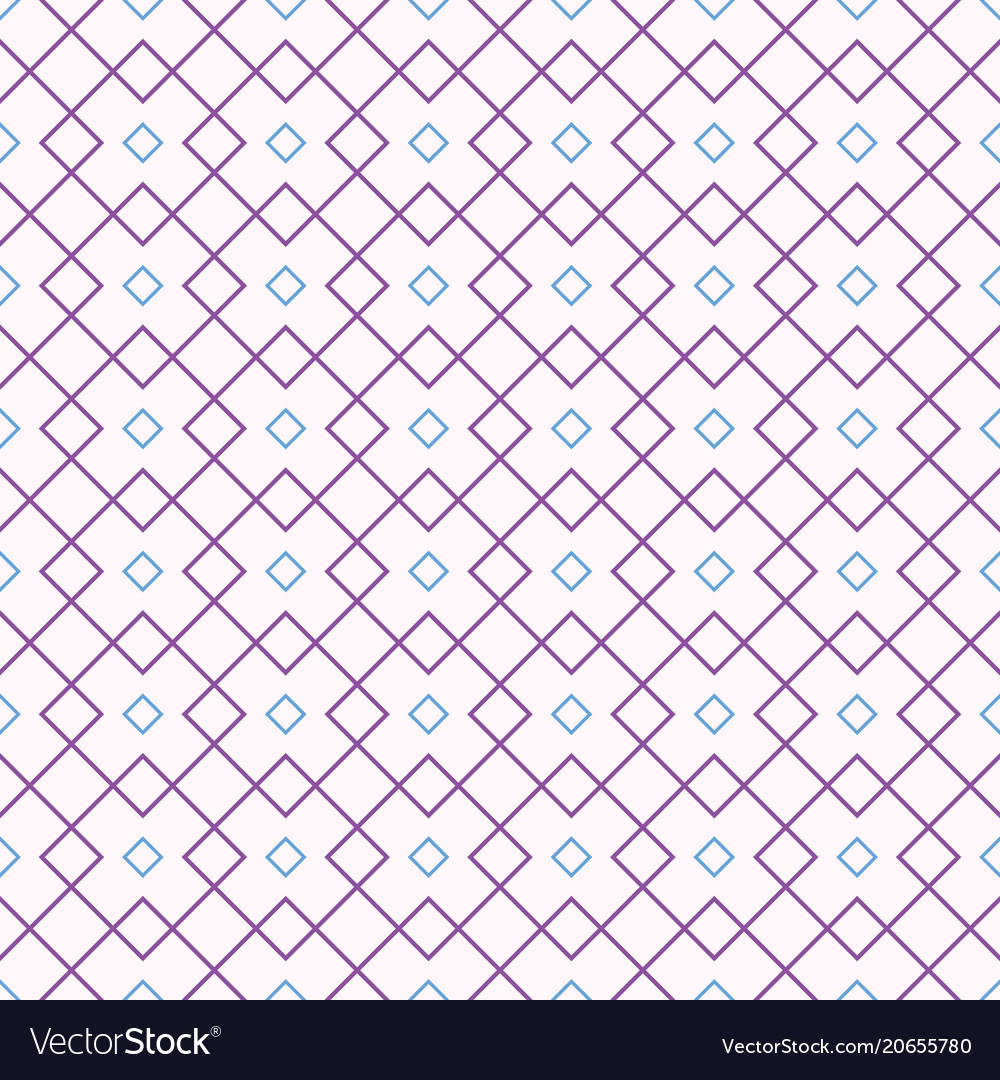 Seamless pattern with intersecting rhombuses vector image Seamless pattern with intersecting rhombuses
