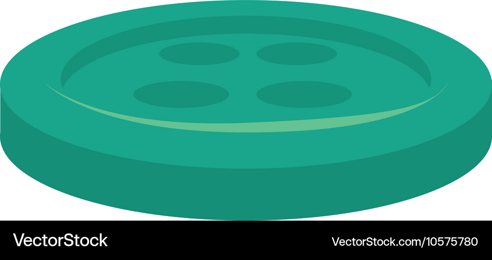 Sewing color button Royalty Free Vector Image - VectorStock