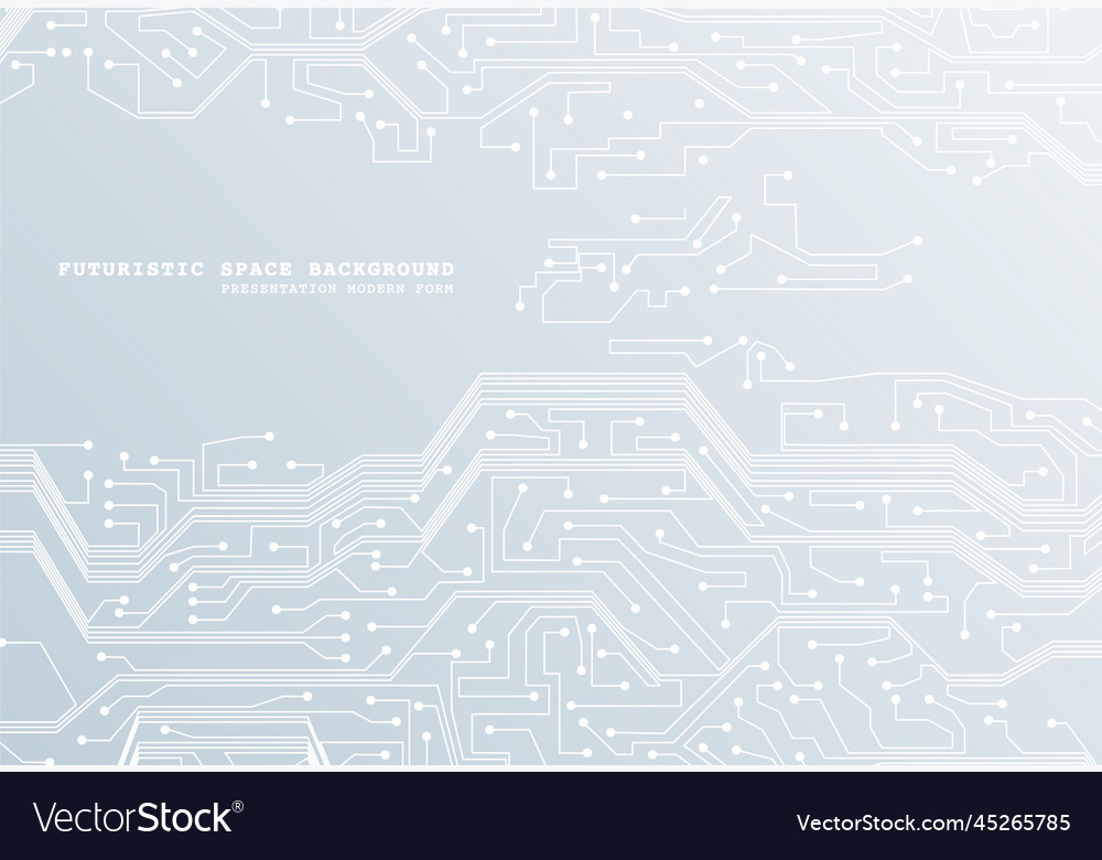 Abstract futuristic circuit board