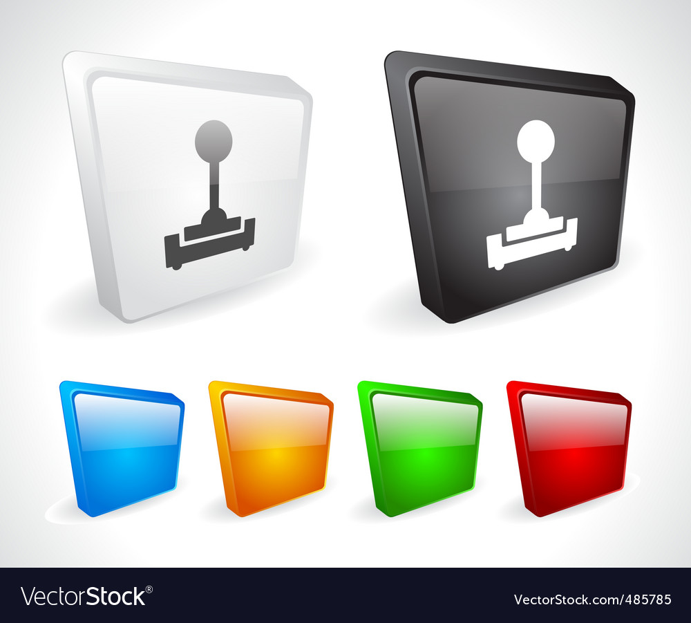 Color 3d buttons for web