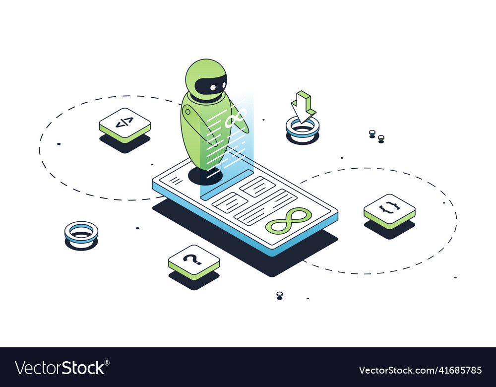 Concept of devops vector image Concept of devops