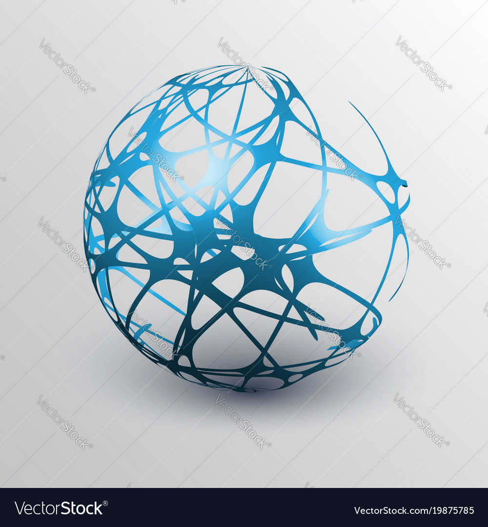 Global Sphere with Orbit Paths