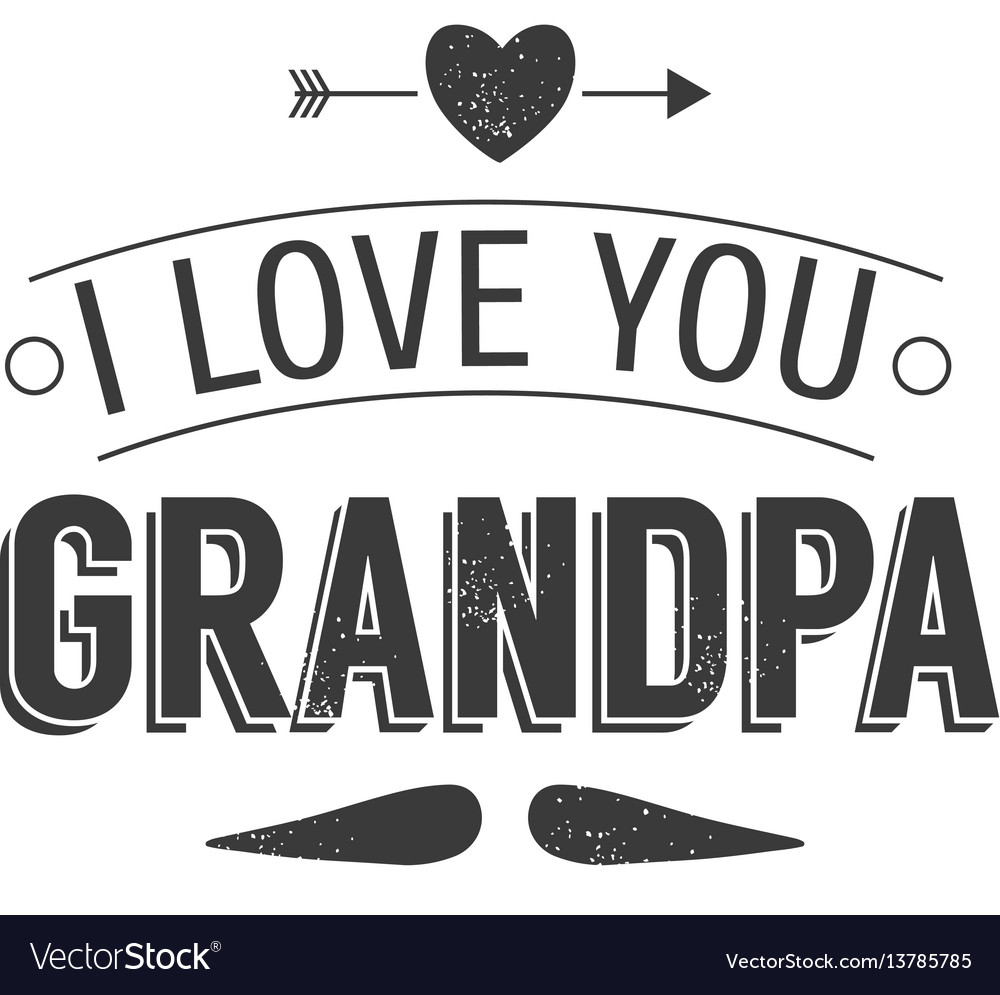 Download Isolated Grandparents Day Quotes On White Vector Image