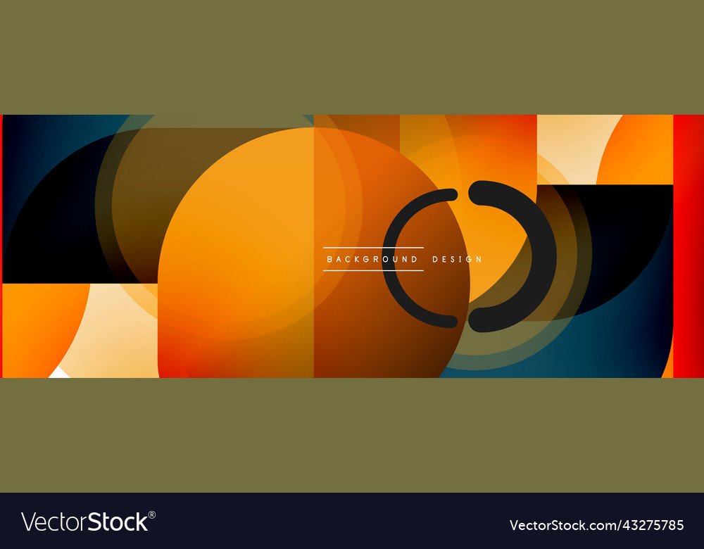 Round triangle shapes lines and circles geometric Vector Image Round triangle shapes lines and circles geometric