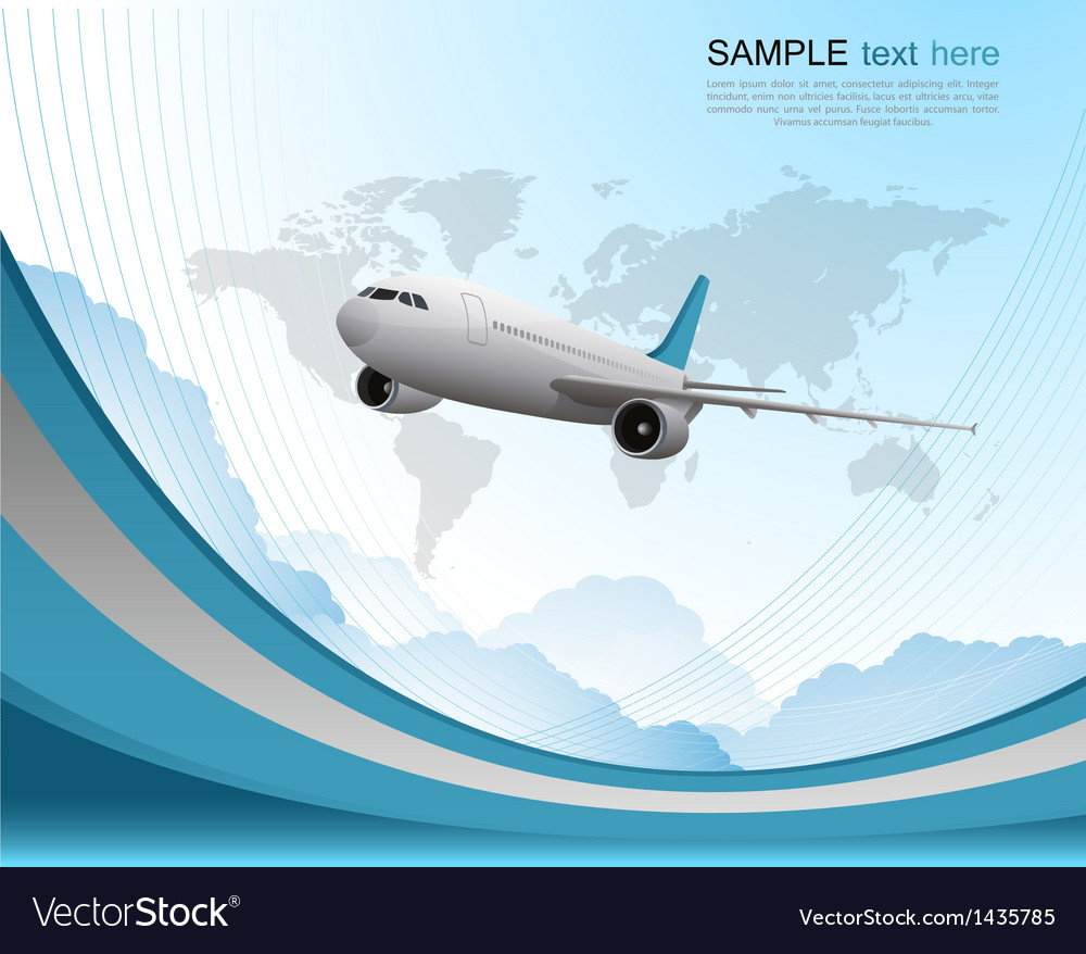 Travel background Royalty Free Vector Image - VectorStock