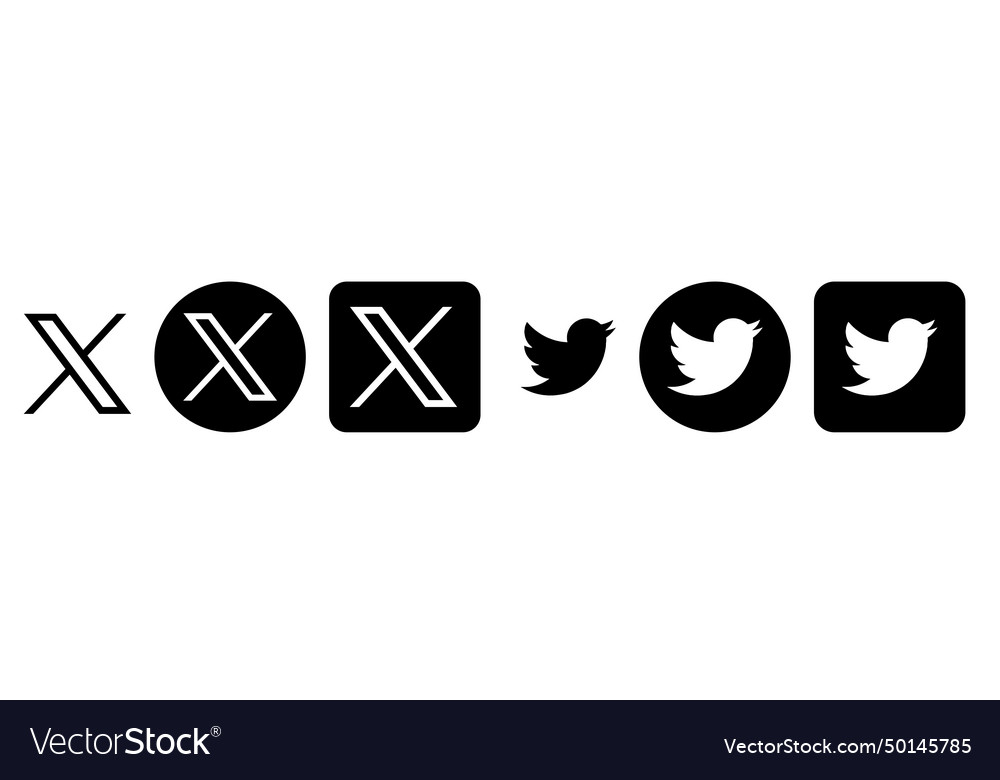 Twitter logo new x old