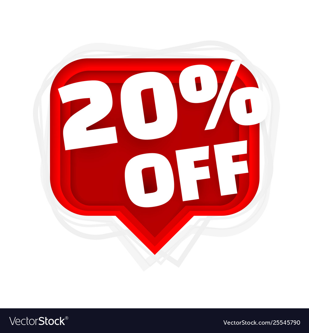 20% Rabatt Banner - Teilen Sie Ihre Favoriten