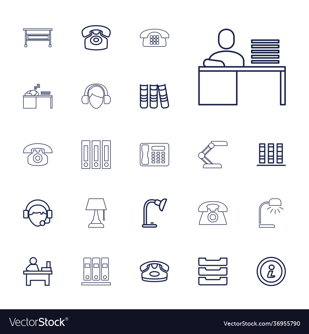 22 desk icons