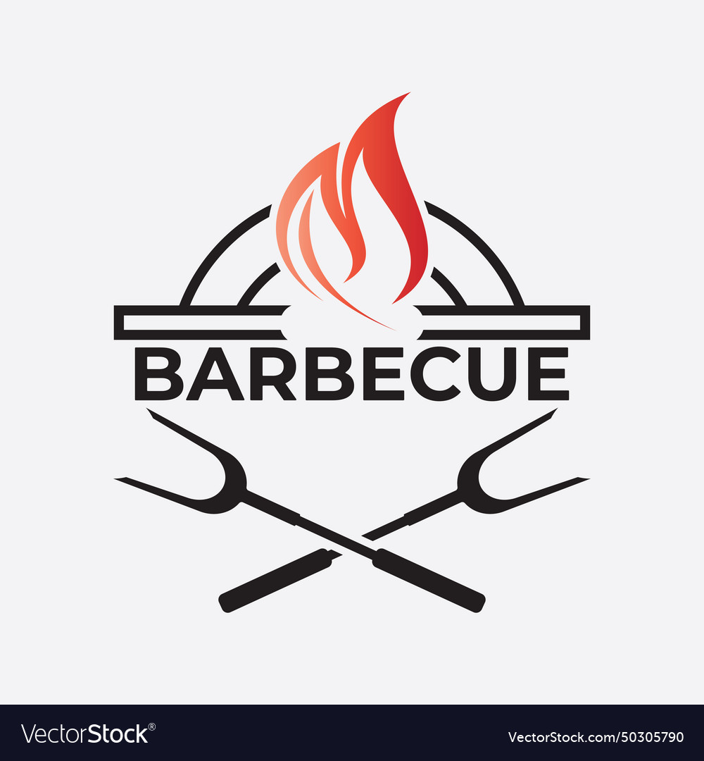 Barbecue Logo Design Vorlage