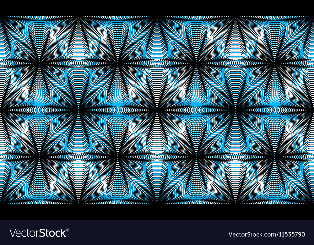Continuous pattern with graphic lines decorative