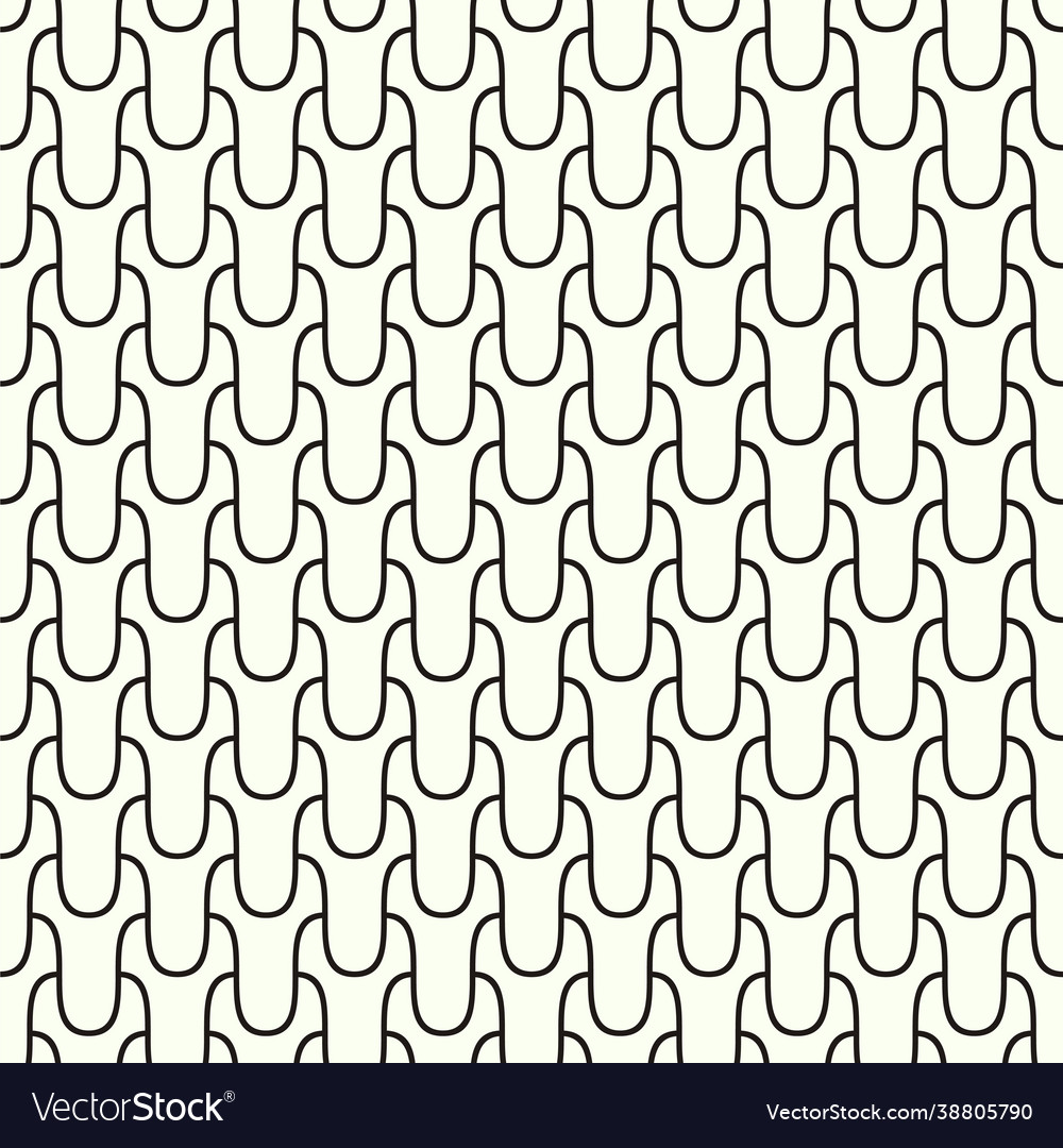 Curved line arrangement pattern image vector image Curved line arrangement pattern image
