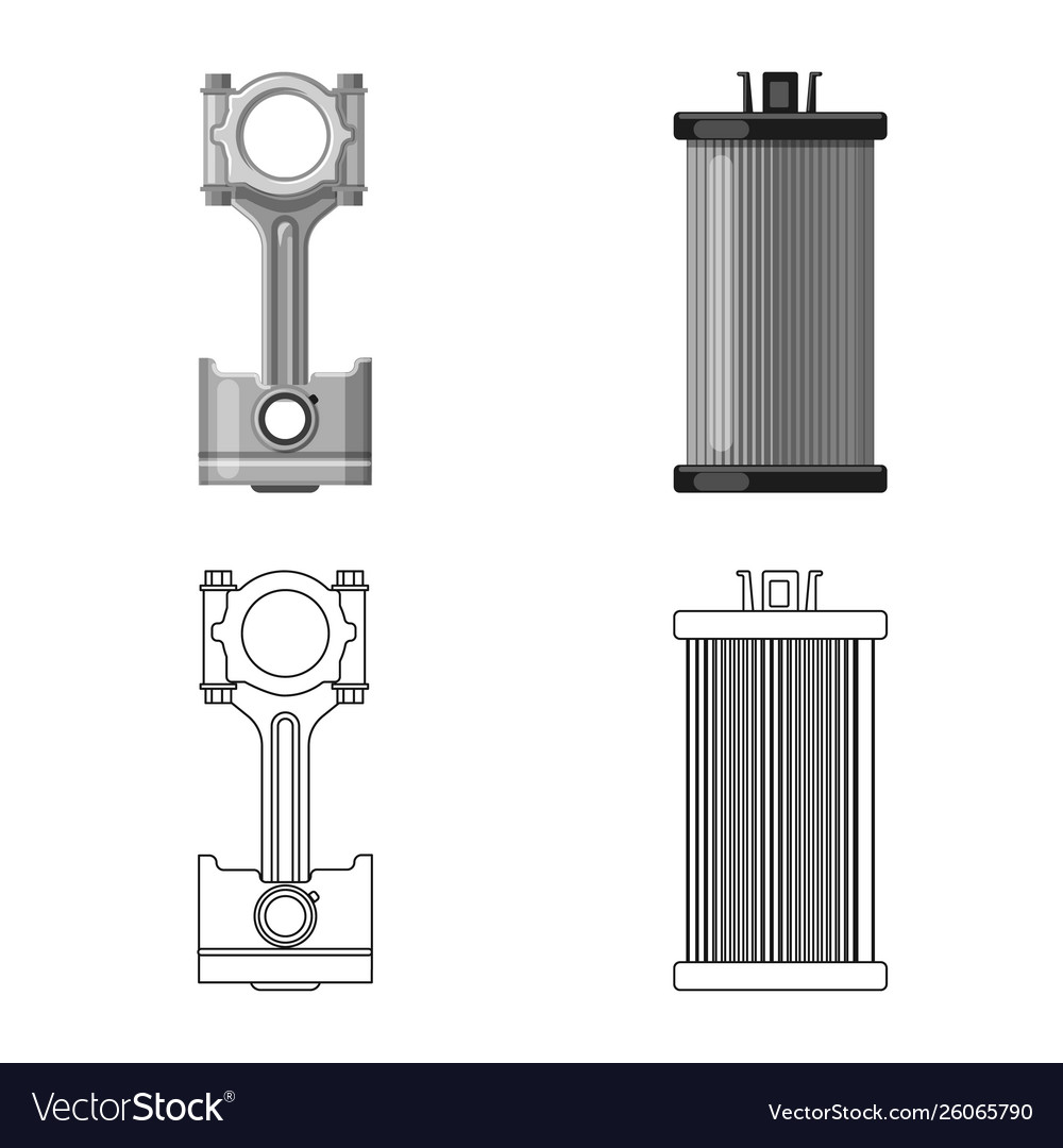Design auto and part sign set