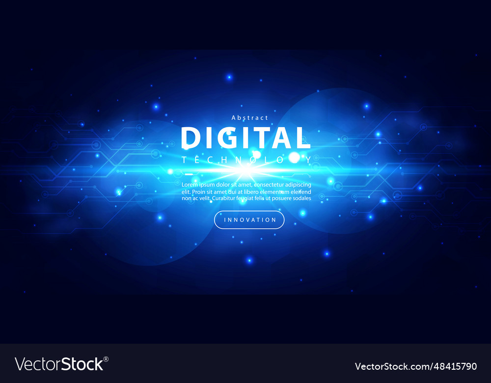 Digital technology internet network speed connect Vector Image Digital technology internet network speed connect