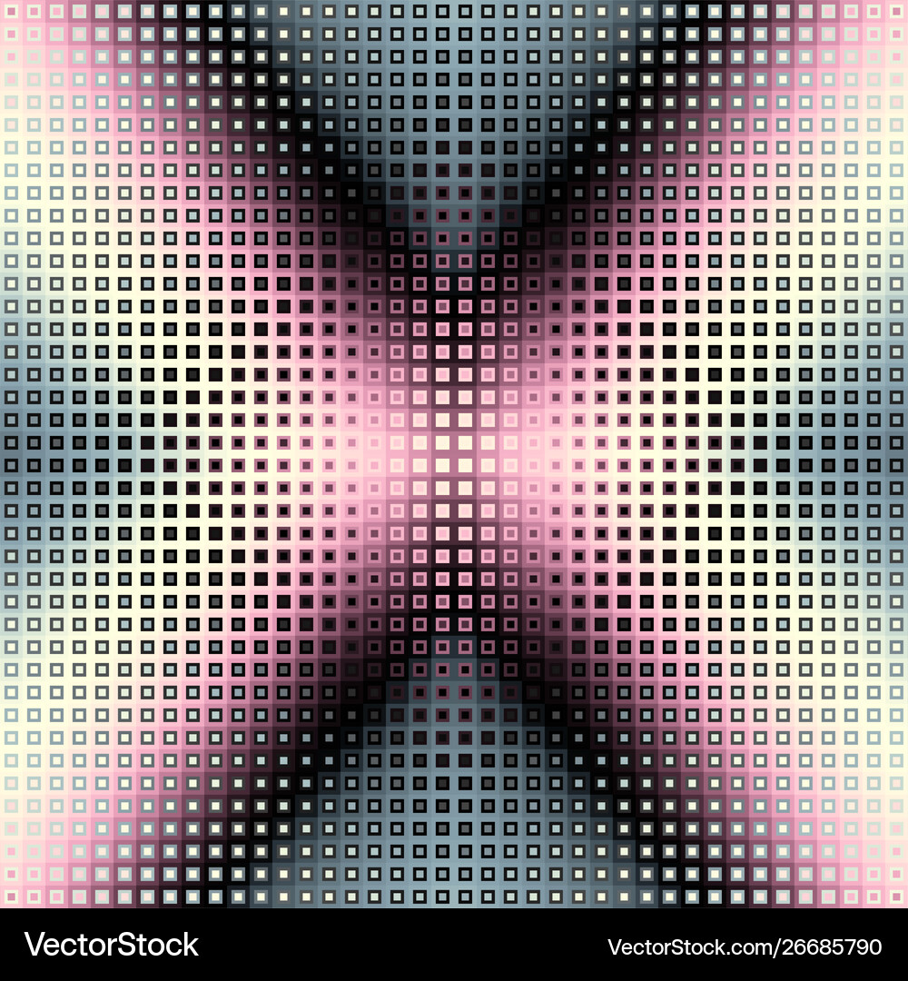 Geometric abstract pattern polka dot pattern Vector Image