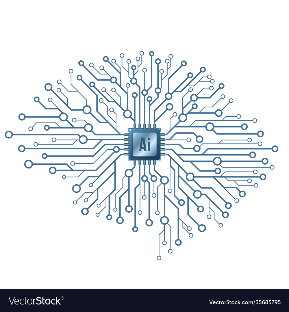 Artificial Intelligence Circuit Brain