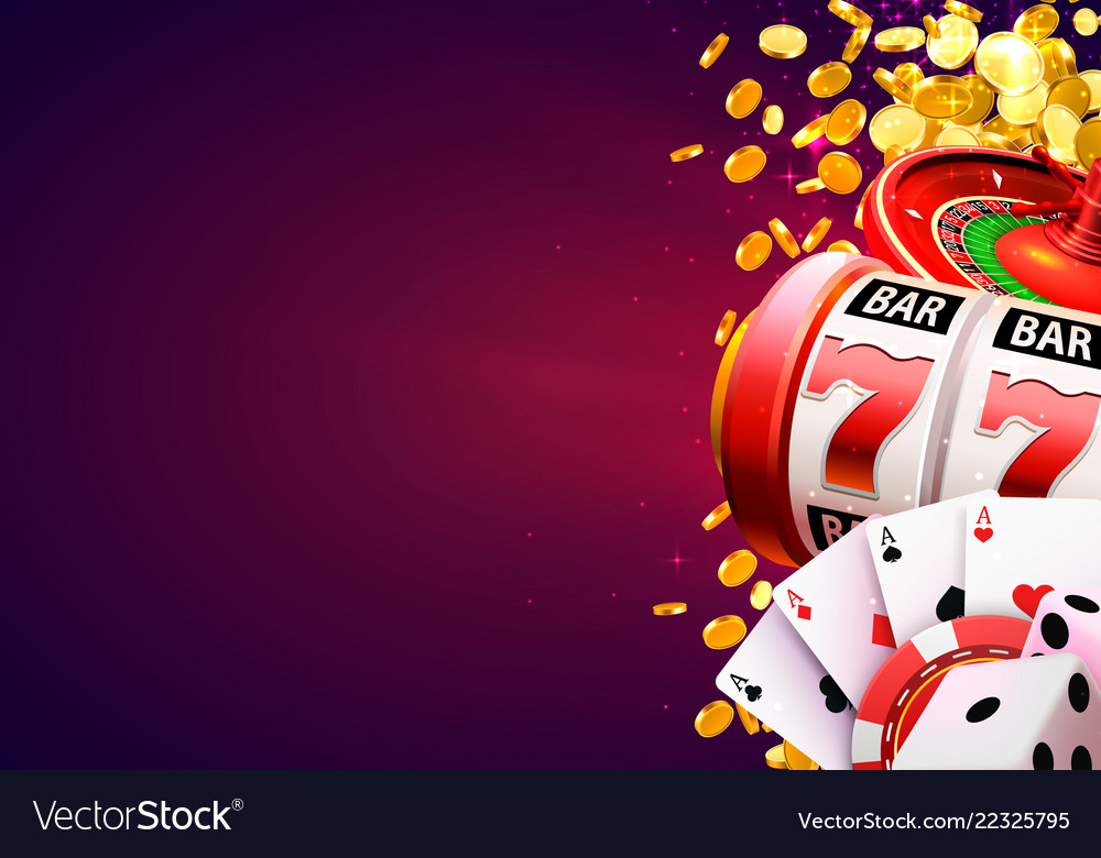 Online Slots Casino Banner Stock Illustration - Download Image Now