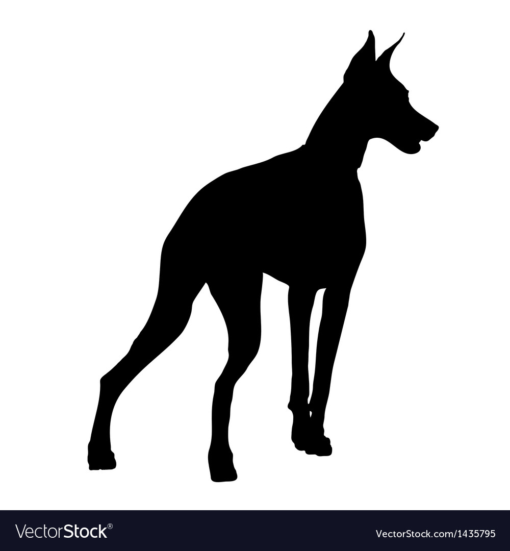 Doberman Pinscher Silhouette