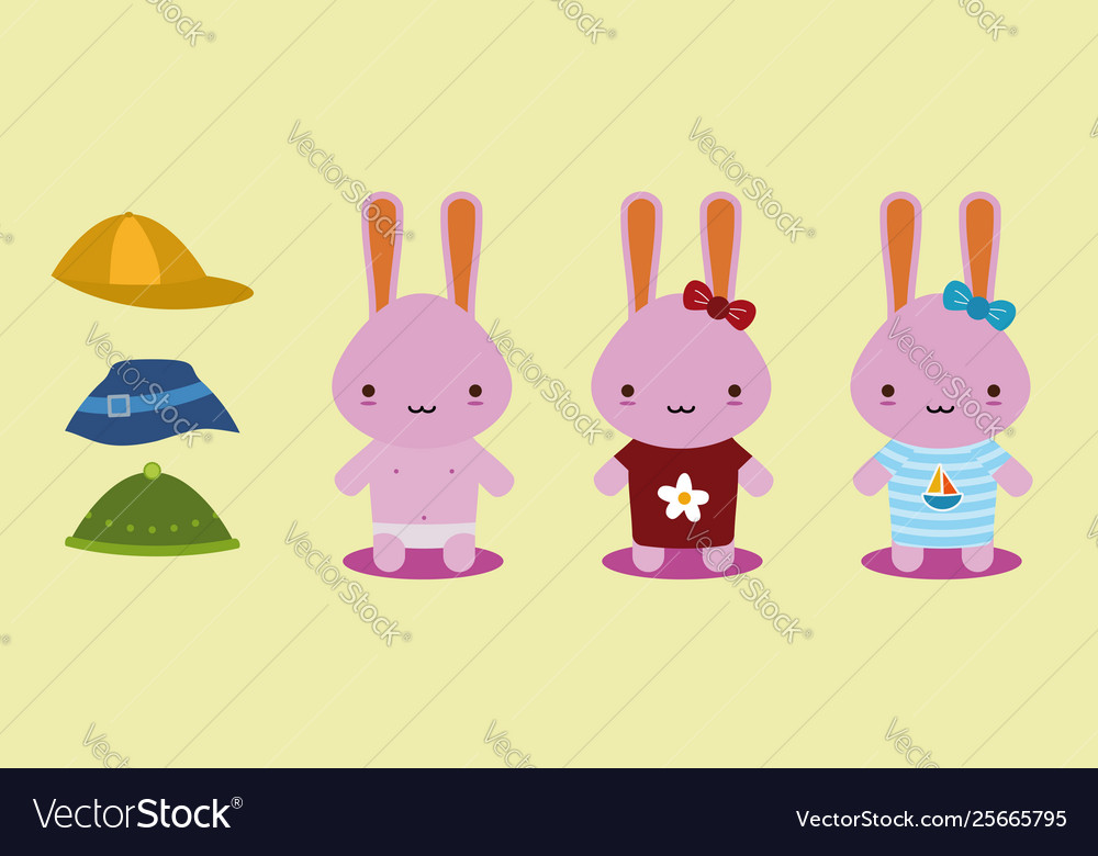 Lady bunny vector image Lady bunny