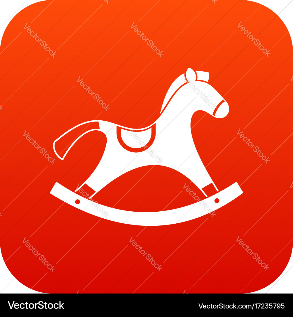 red rocking horse