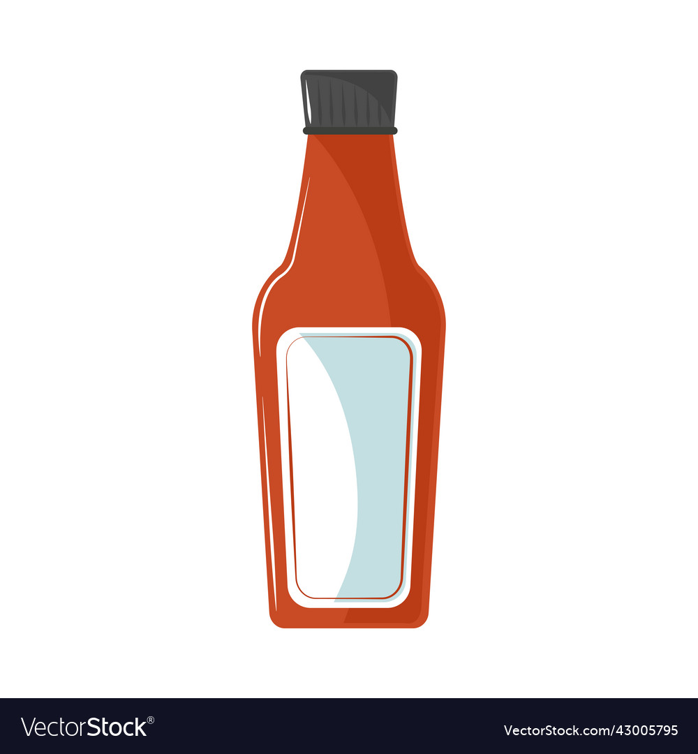 Sauce Bottle Icon Royalty Free Vector Image Vectorstock 2401