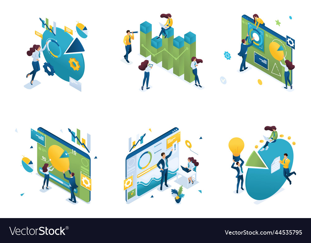 Set of isometric concepts on the theme data