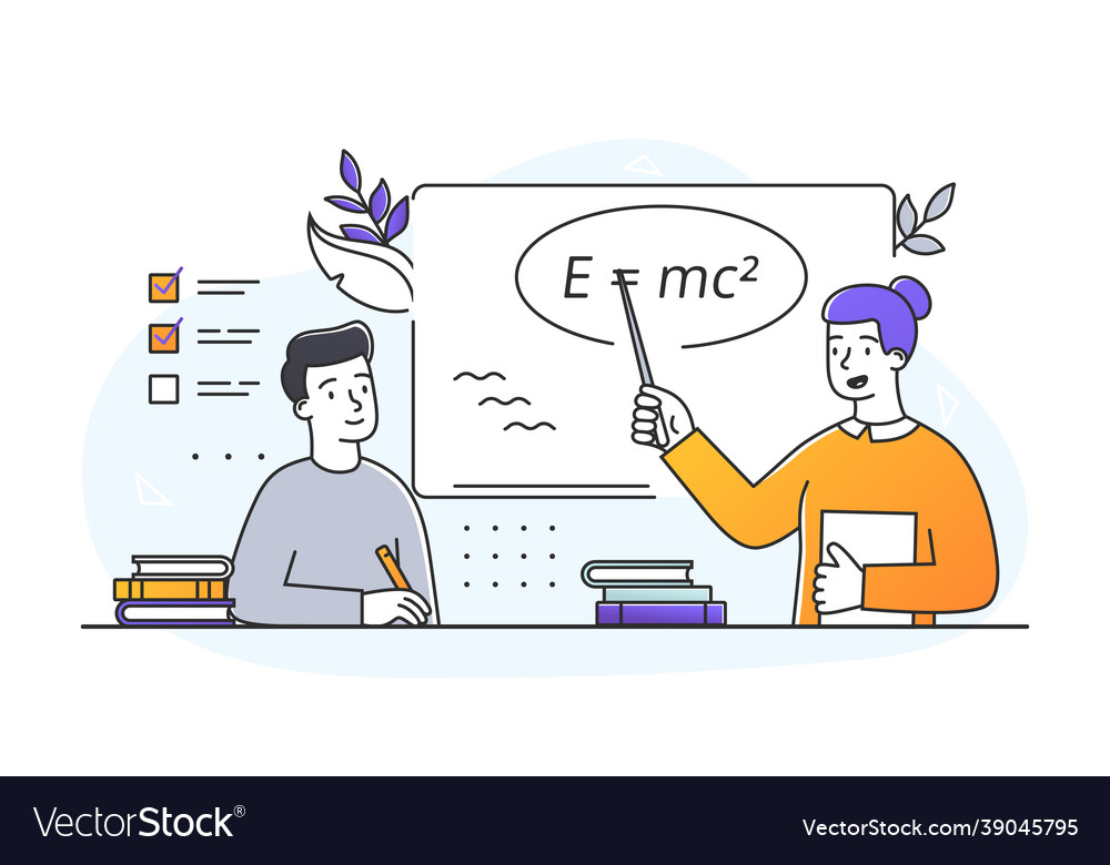 Teacher Explaining Physics Concepts
