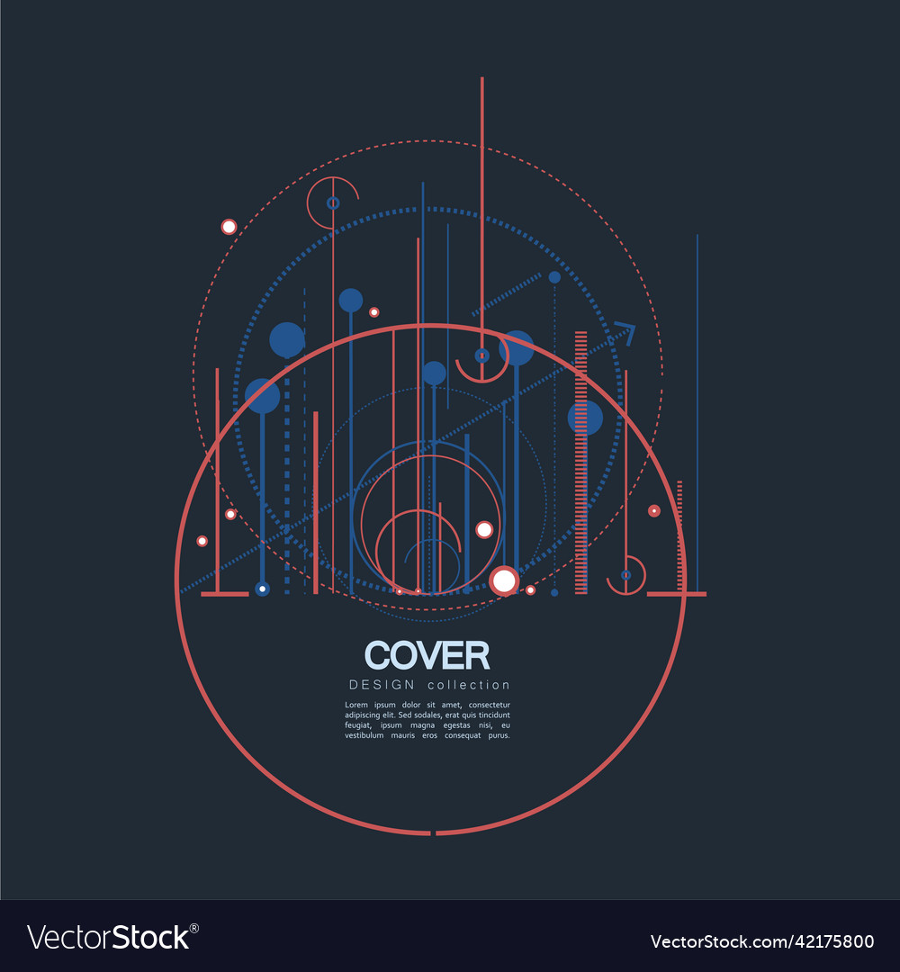 Circles design connection graphic abstract