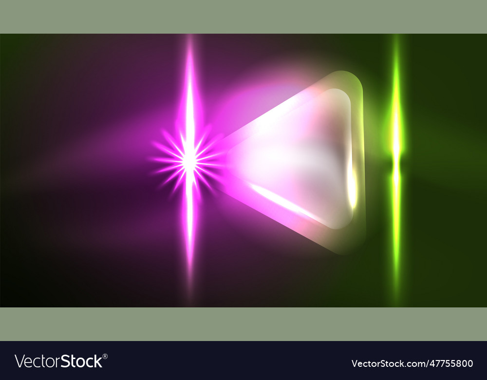 Digital neon abstract background triangles