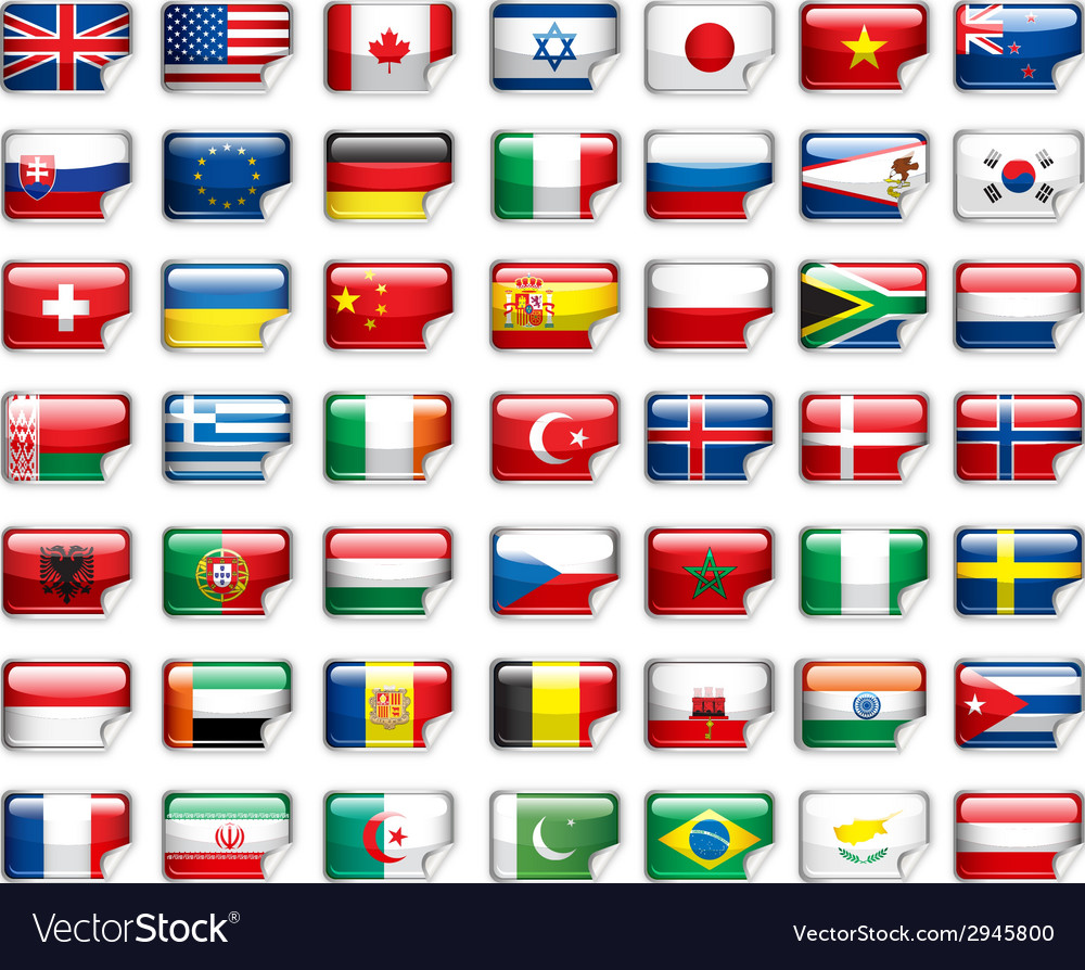 Flags add Royalty Free Vector Image - VectorStock