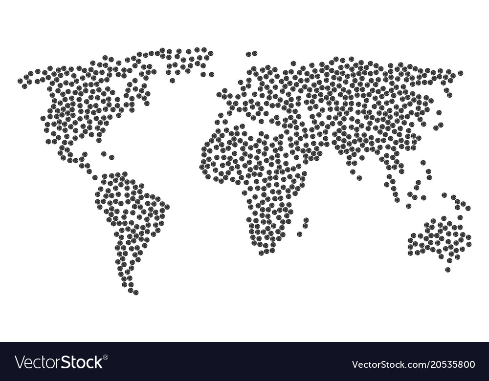 Global map pattern of internet items