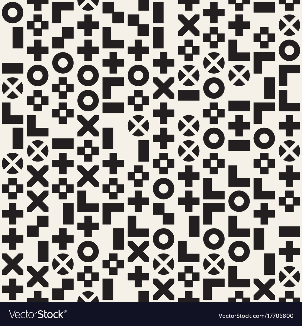Random shapes seamless pattern modern