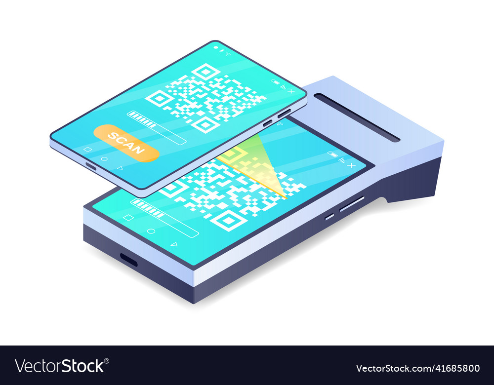 Scan qr code vector image Scan qr code