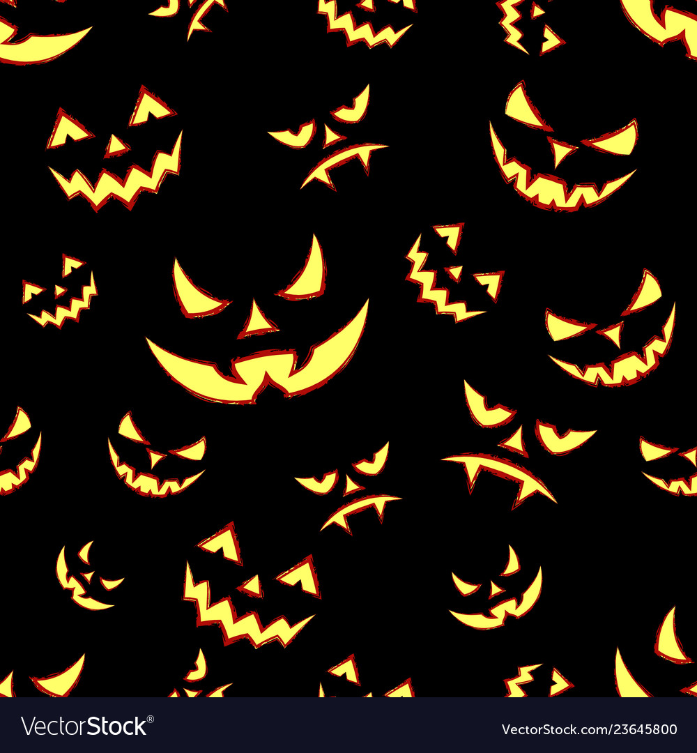 Smiling Pumpkin Pattern