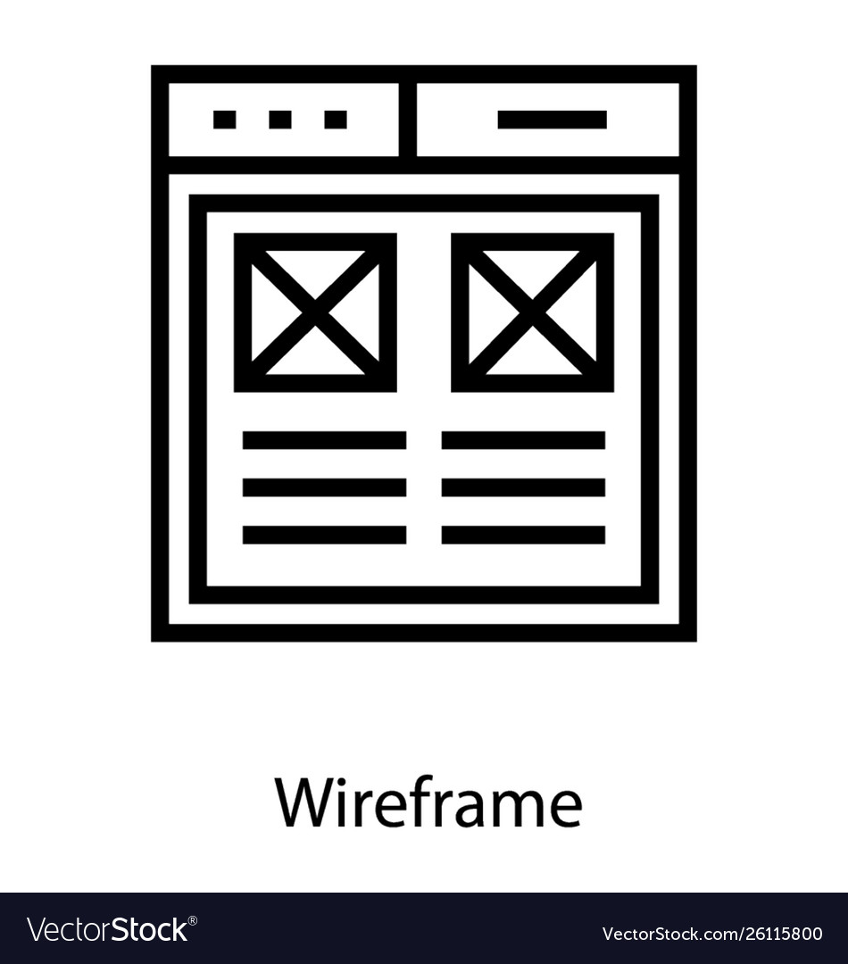 Web wireframe