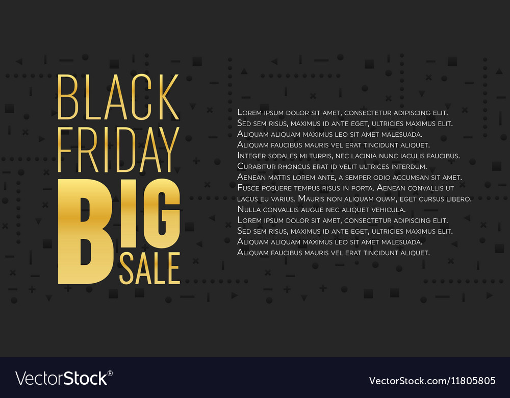 Abstract black friday sale layout