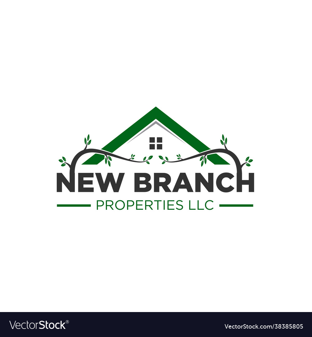 Branch home and real estate logo designs