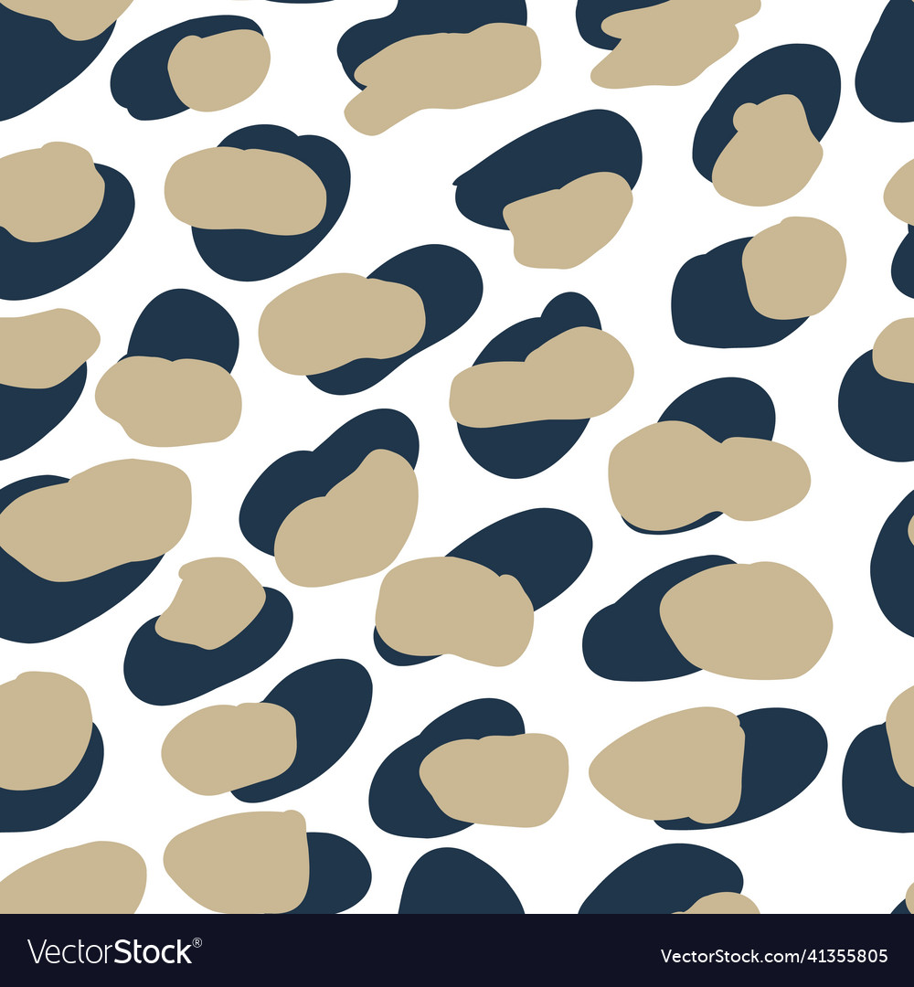Leopard seamless pattern set animal skint print vector image Leopard seamless pattern set animal skint print