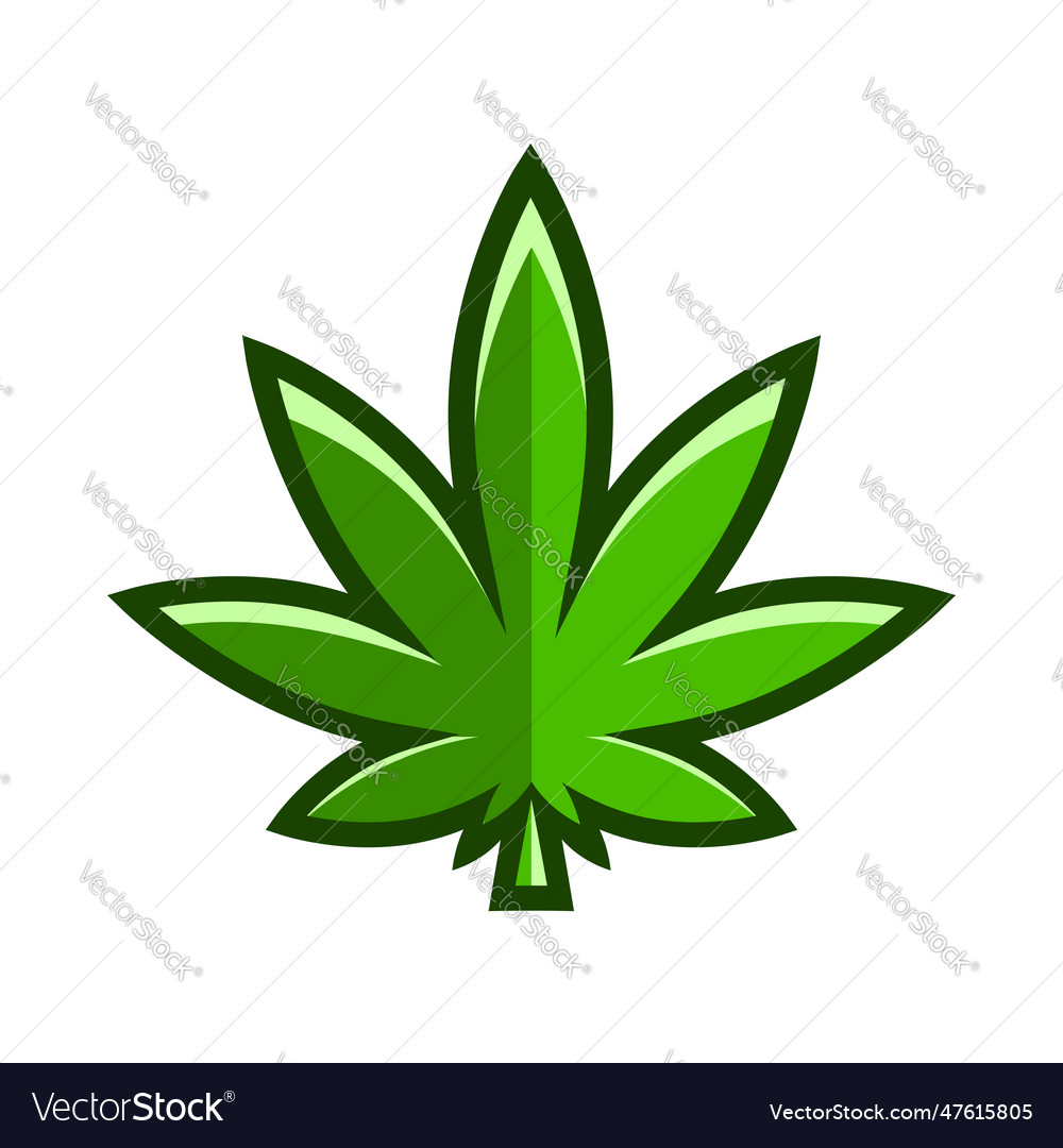 Marijuana cannabis leaf weed icon logo symbol sign