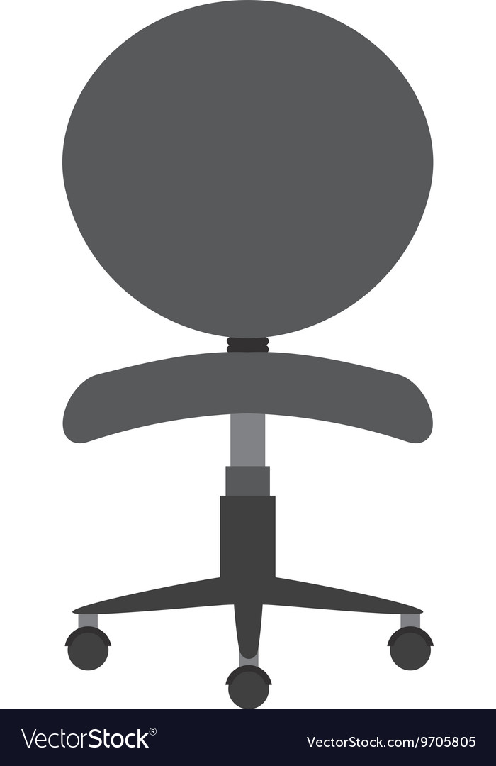 Office chair isolated icon design