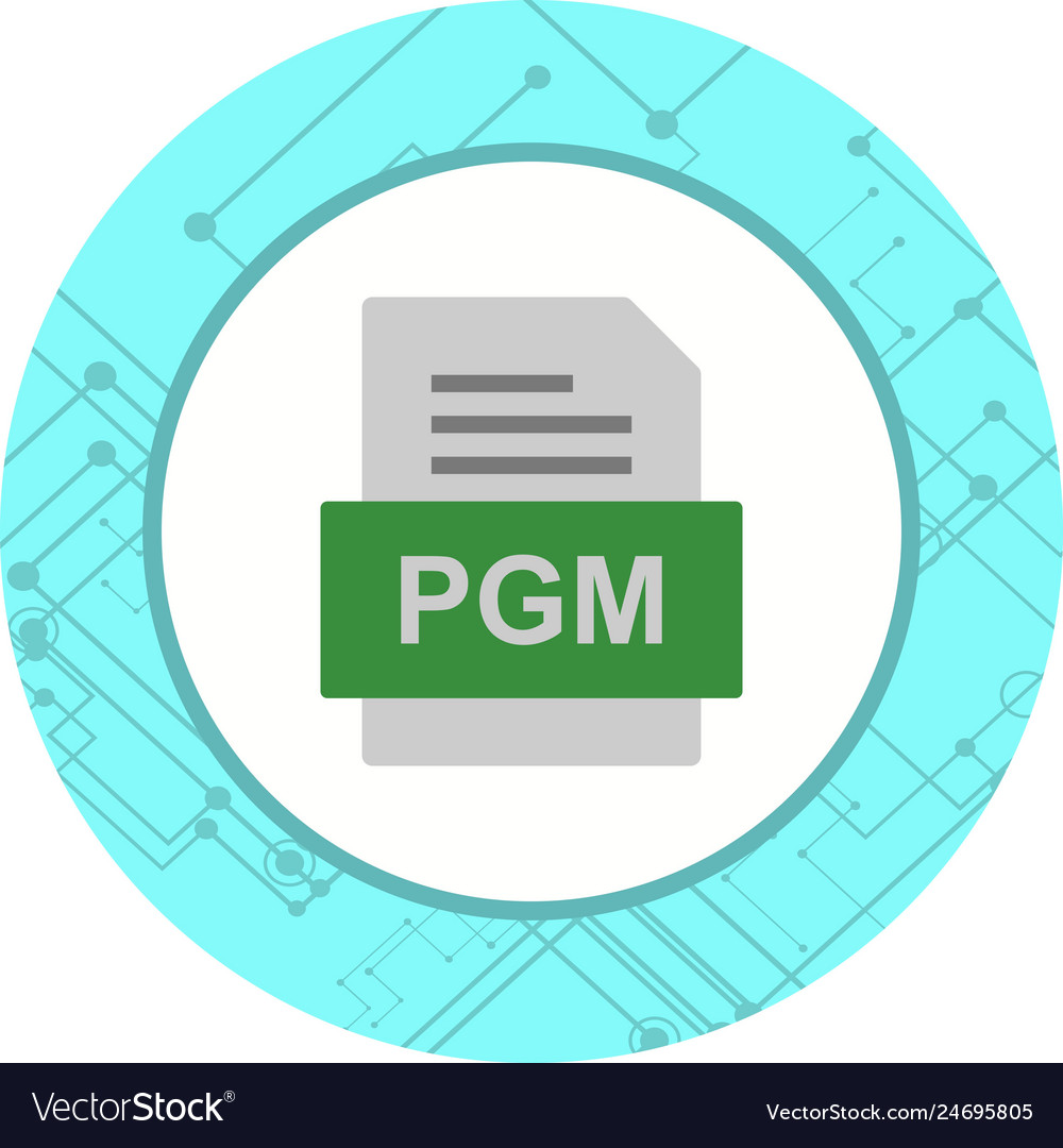 Pgm file document icon