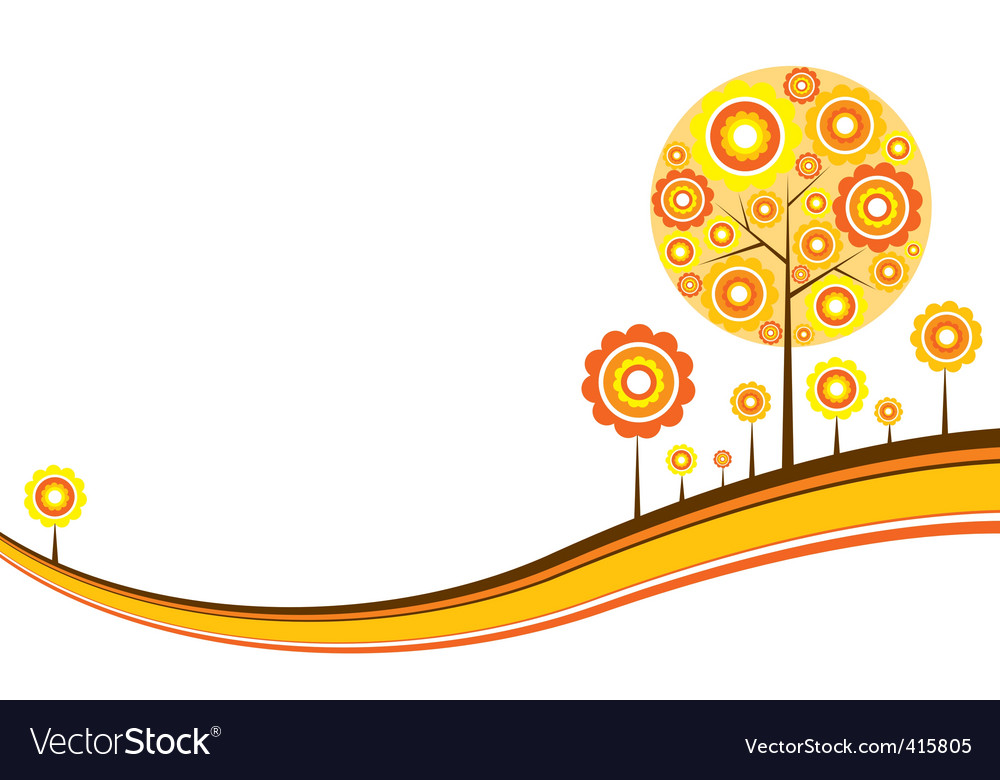 Tree autumn background